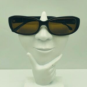 Nine West Brown Oval Leopard Sunglasses Frames